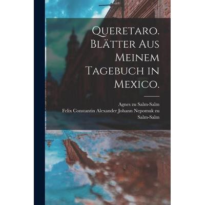 Queretaro. Blätter aus meinem Tagebuch in Mexico., Taschenbuch von , Hutson Street Press, 978-1-01-664373-3