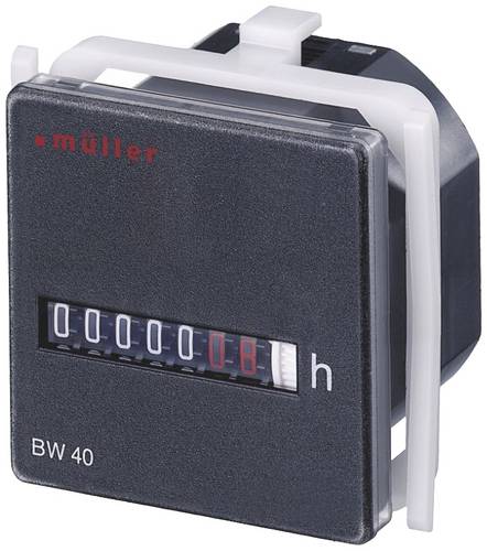 Müller BW 40.18 24V 50Hz Betriebsstundenzähler Rollenzählwerk