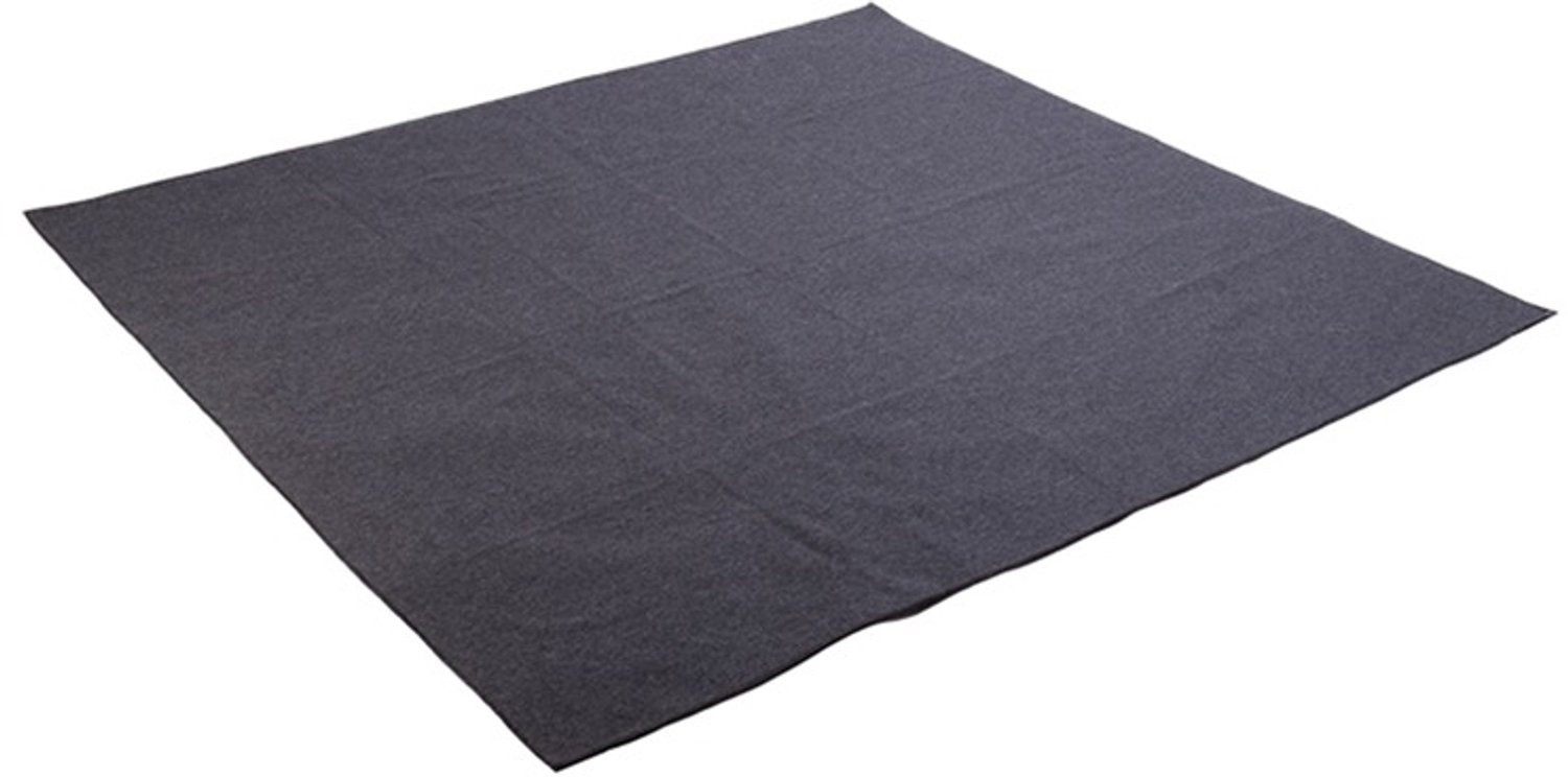 Mil-tec Wol Deken Plaid 100% Wol - Donkergrijs - B: 175 cm, D: 150 cm