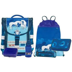 McNeill Ergo Light Compact Schulranzenset Horses 6-teilig