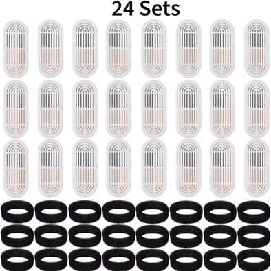 Inspire Curations FreshFlow Activated Carbon Water Fountain Filters For Cats & Dogs 24filter