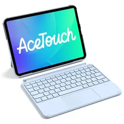inateck Keyboard Ace Touch iPad 11"/10,9" QWERTZ RGB blue