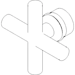 Dornbracht Griff komplett TARA.-892 04208901000-49 cyprum
