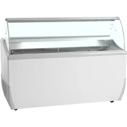 TEFCOLD Speiseeisvitrine UDRS9 423l Weiß