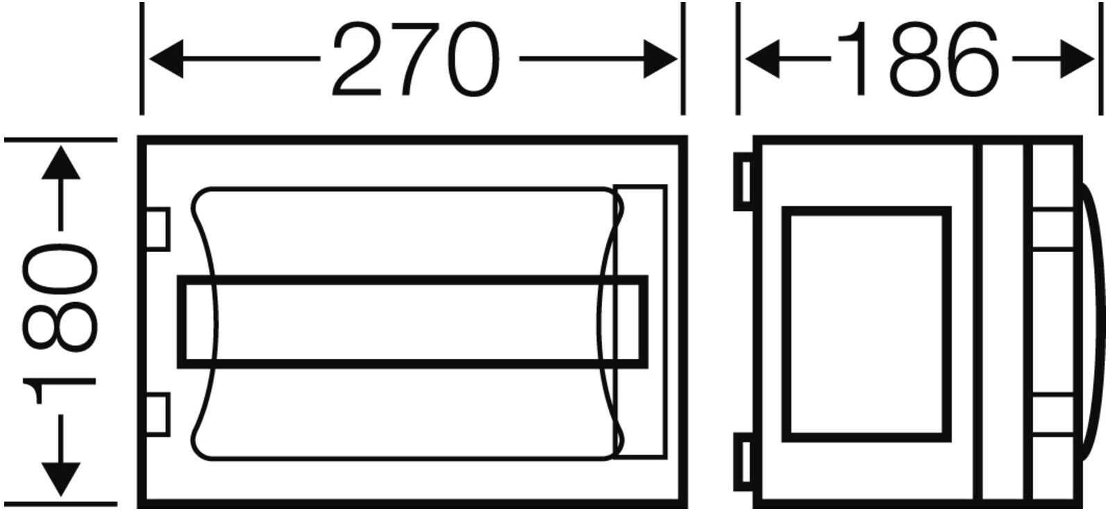 Hensel Automatengehäuse 12TE FP 1101 (68000015)