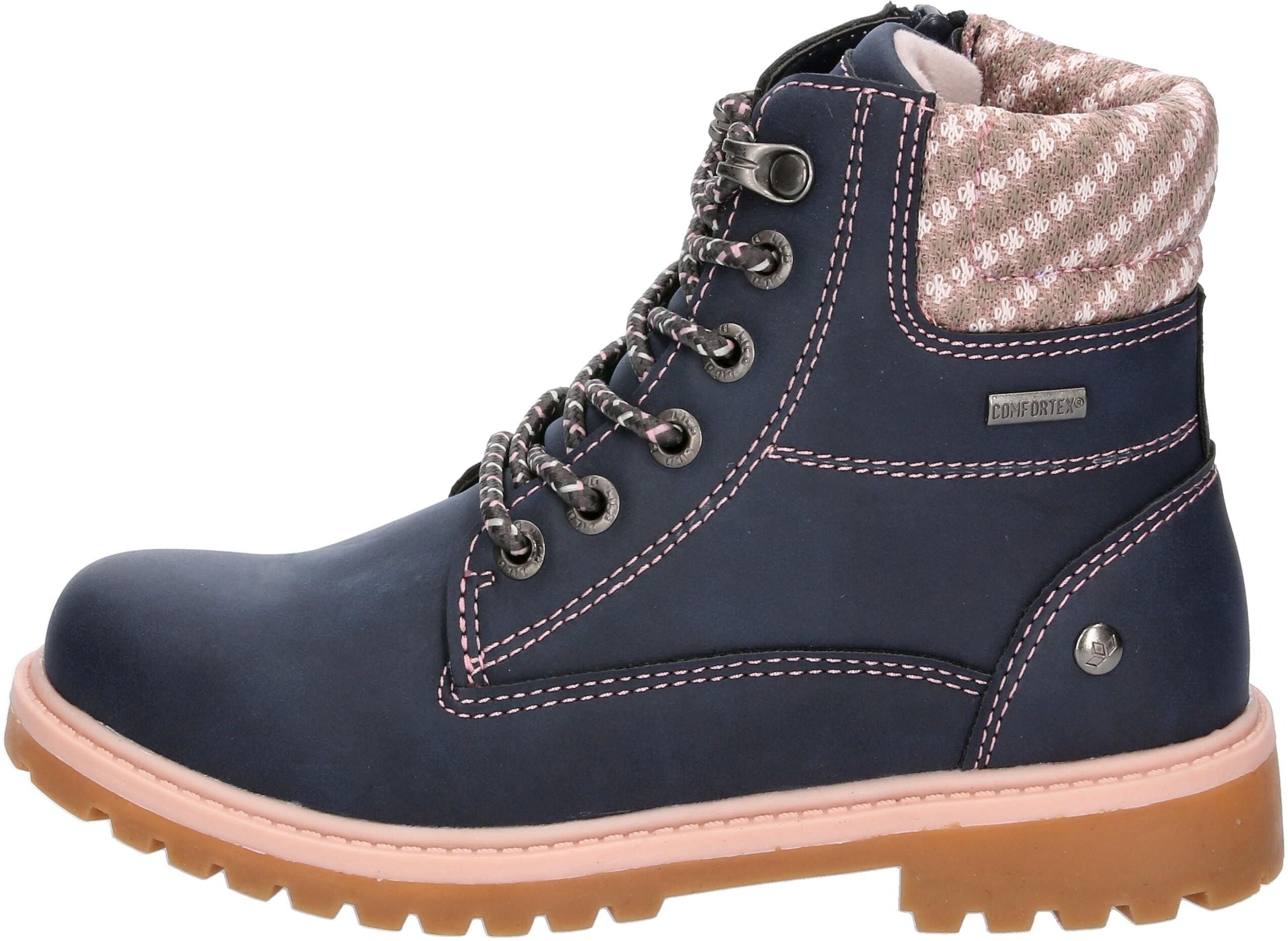 Winterstiefel LICO "Trendstiefel Anouk", Damen, Gr. 31, blau, Synthetik, Schuhe Winterstiefel blau 31