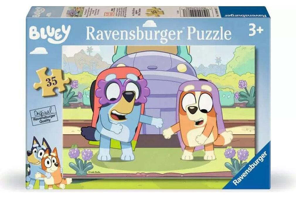 Ravensburger Puzzel Bluey: Het familiegevoel bij oma, 35 stukjes