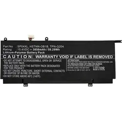 CoreParts Laptop Battery for HP (3850 mAh), Notebook Akku, Schwarz