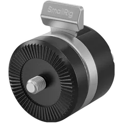 SmallRig Drehbarer Rosettenadapter im ARRI-Stil, Video Zubehör, Schwarz