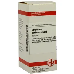 Strontium Carbonicum D 6 Tabletten 80 St