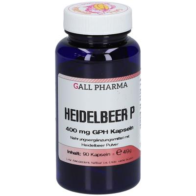 Heidelbeer P 400 mg Kapseln 90 St