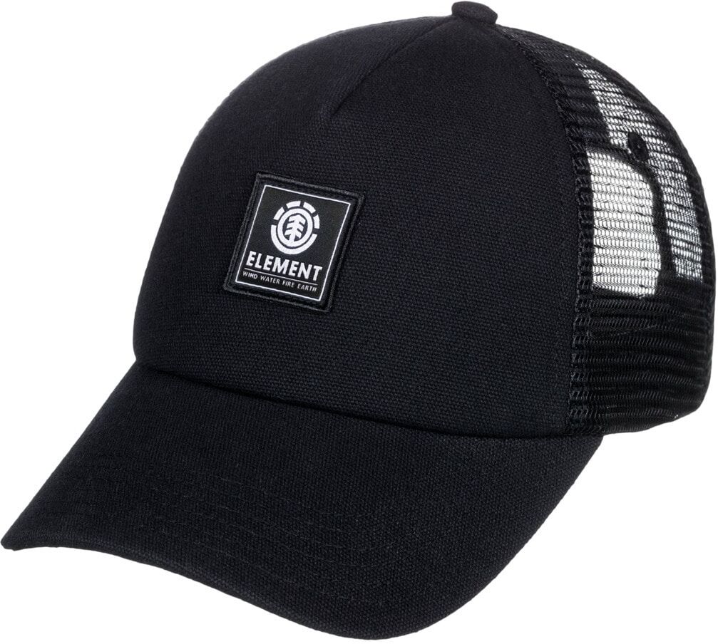 Trucker Cap ELEMENT "Icon Mesh", Herren, schwarz (all schwarz), Baumwolle, Caps Trucker Cap