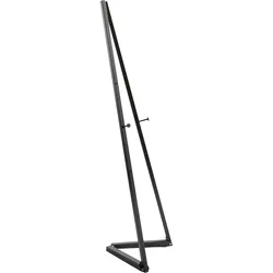 SPRINTIS Alu Staffelei schwarz, groß für Leinwände Deko höhenverstellbar, Aluminium, Stahl