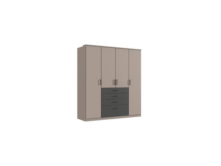 Kleiderschrank Coty graphit Holzwerkstoff B 180 cm