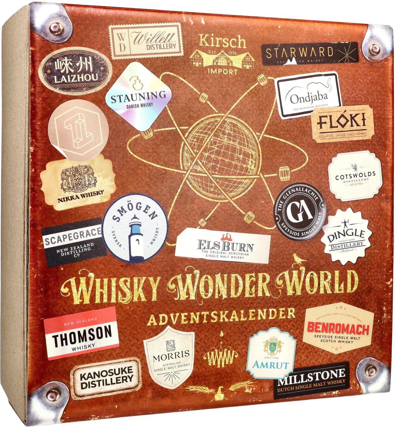 Kirsch Whisky Whisky Wonder World Adventskalender 2026 48,7% Vol. 24x0,02l