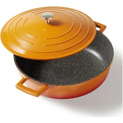 Stoneline 20093 Roaster 28 cm, Volcanic, Pfanne + Kochtopf, Orange