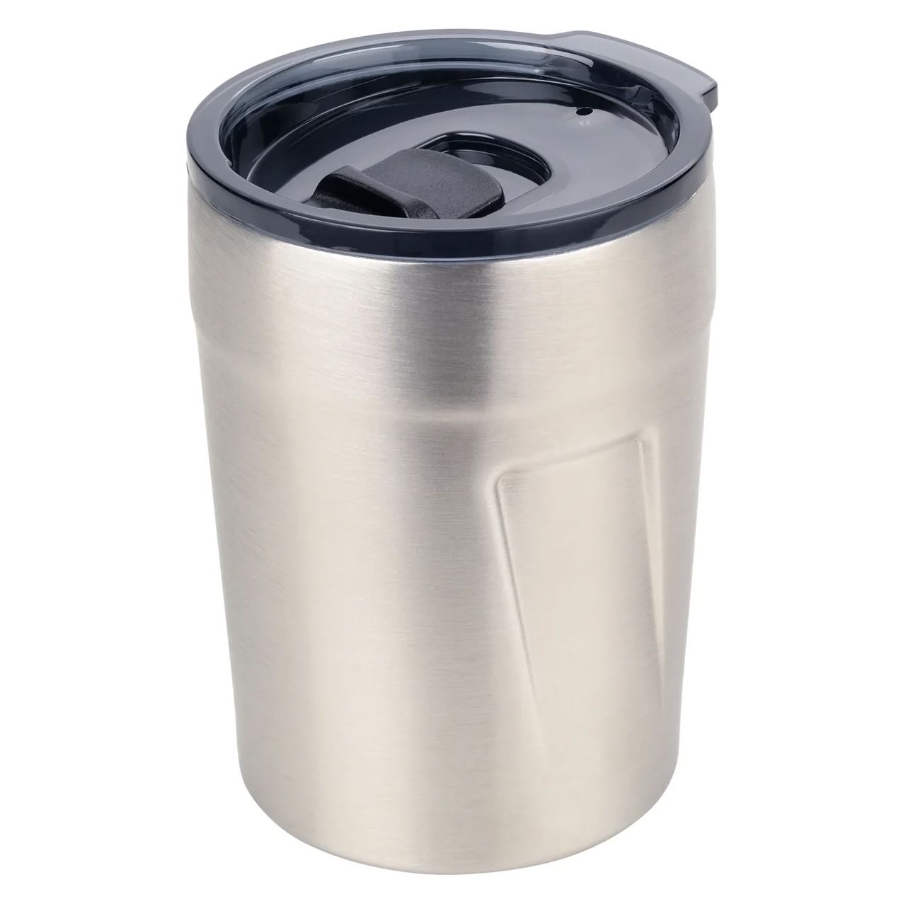 TROIKA Thermobecher ESPRESSO DOPPIO silberfarben