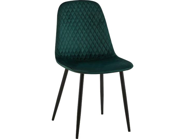 CLP Stuhl Giverny mit Ziernähten grün Material Samt