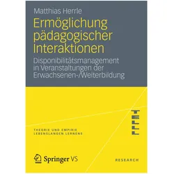 Ermöglichung pädagogischer Interaktionen, Fachbücher von Matthias Herrle
