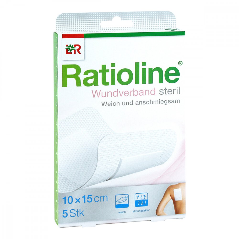 Lohmann & Rauscher GmbH & Co.KG Ratioline Wundverband 15x10 cm steril 13583032