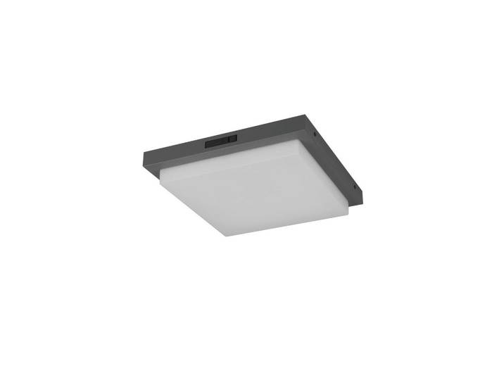 AUSSENDECKENLEUCHTE Bermejo Anthrazit Weiß B: 30cm