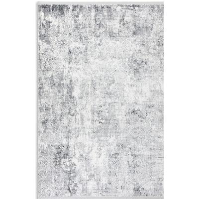 Teppich ASTRA "Positano 242", grau, B:140cm H:6mm L:200cm, Kunstfaser, Viskose, Teppiche, Teppich, weiche Oberfläche mit Viskose Glanz, Wohnzimmer