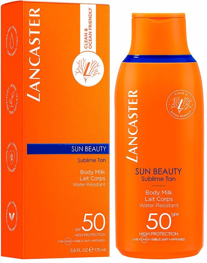 Lancaster Sun Beauty body milk SPF50 175 ml