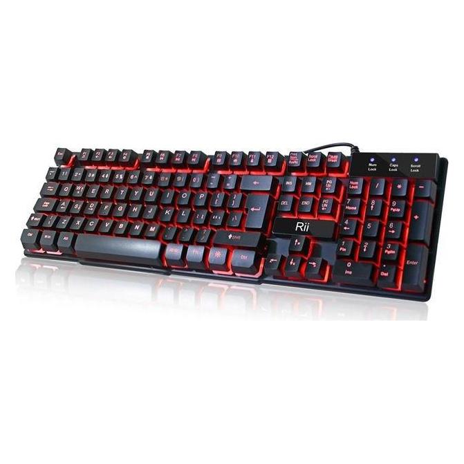 Rii RK100 Gaming Keyboard (Azerty) (DE, Kabelgebunden) (RT-RK100)