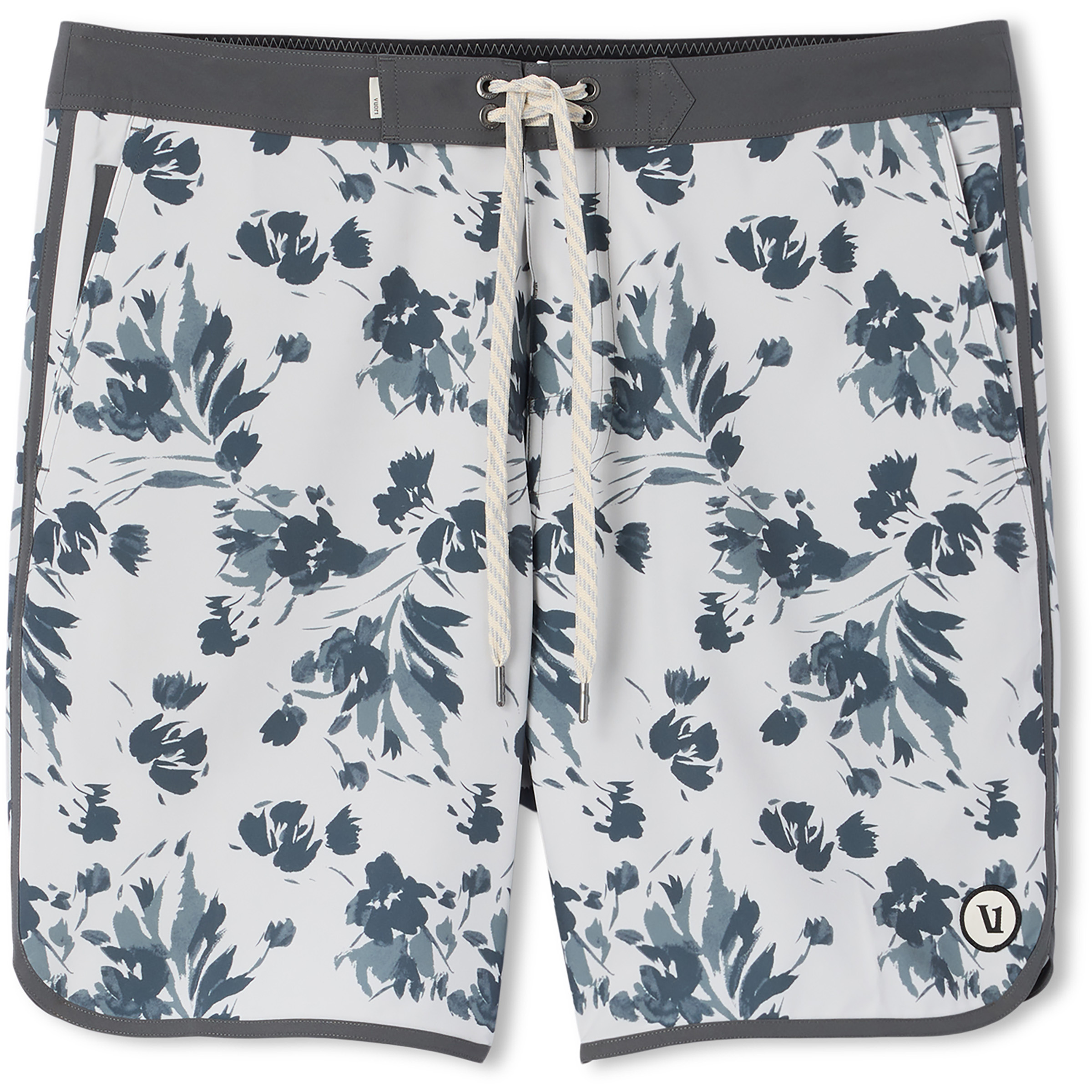 Vuori Cruise Badehose Herren Badeshorts grau Größe INCH 33 Lifestyle Elastisch