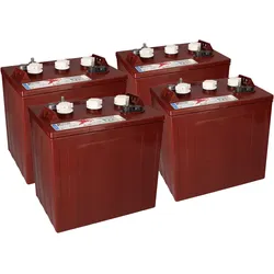 4x Trojan T-125 6V 240Ah deep cycle Batterie (24V)
