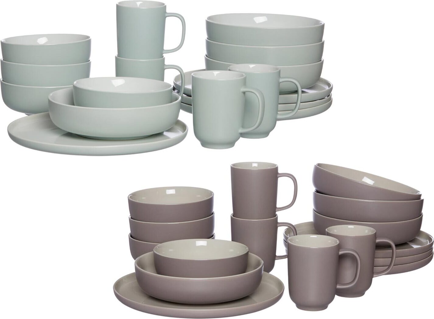 Ritzenhoff & Breker JASPER XXL Kombiservice mint & taupe für 8 Personen