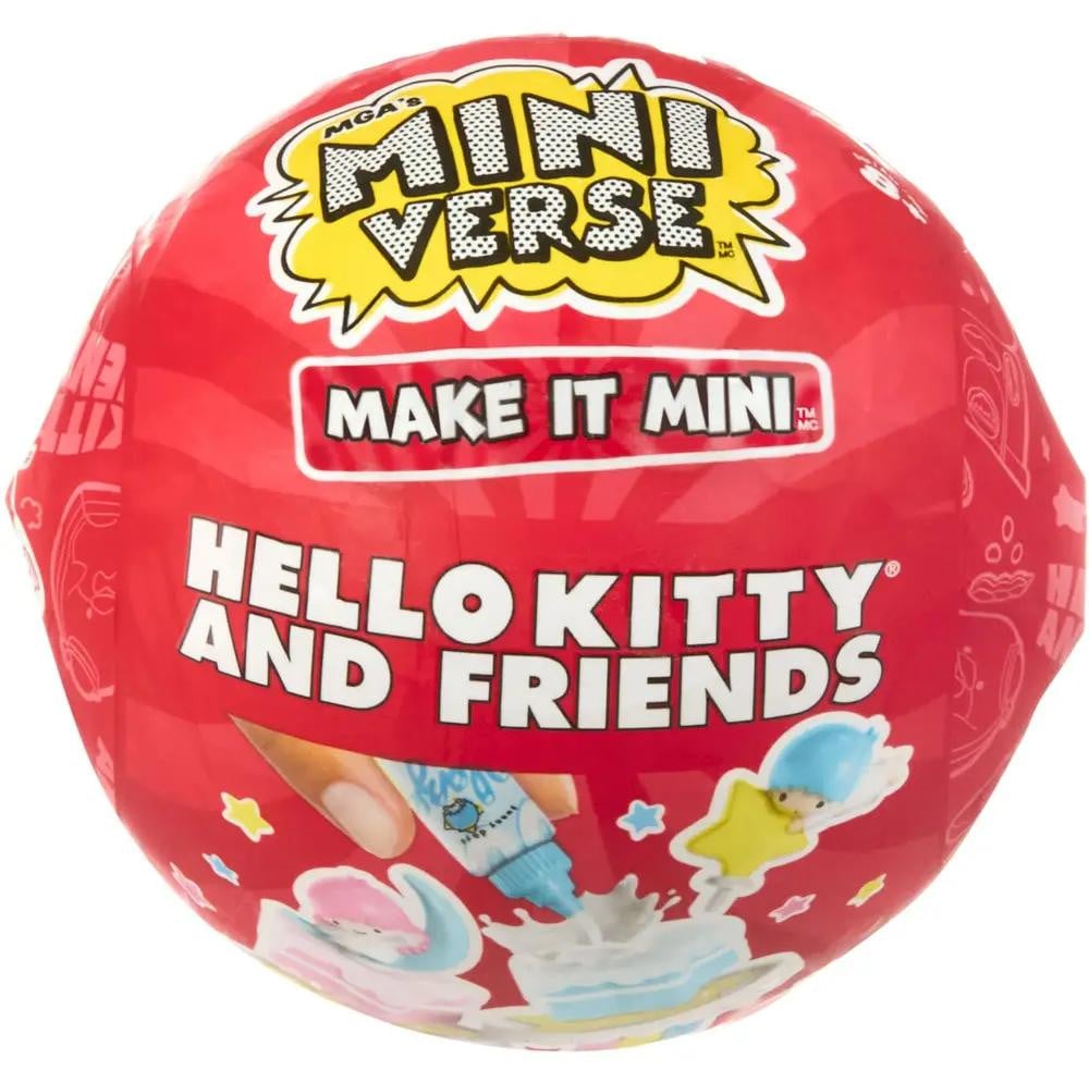 MGA Miniverse Make It Mini Sanrio Hello Kitty Serie 4 Meerkleurig