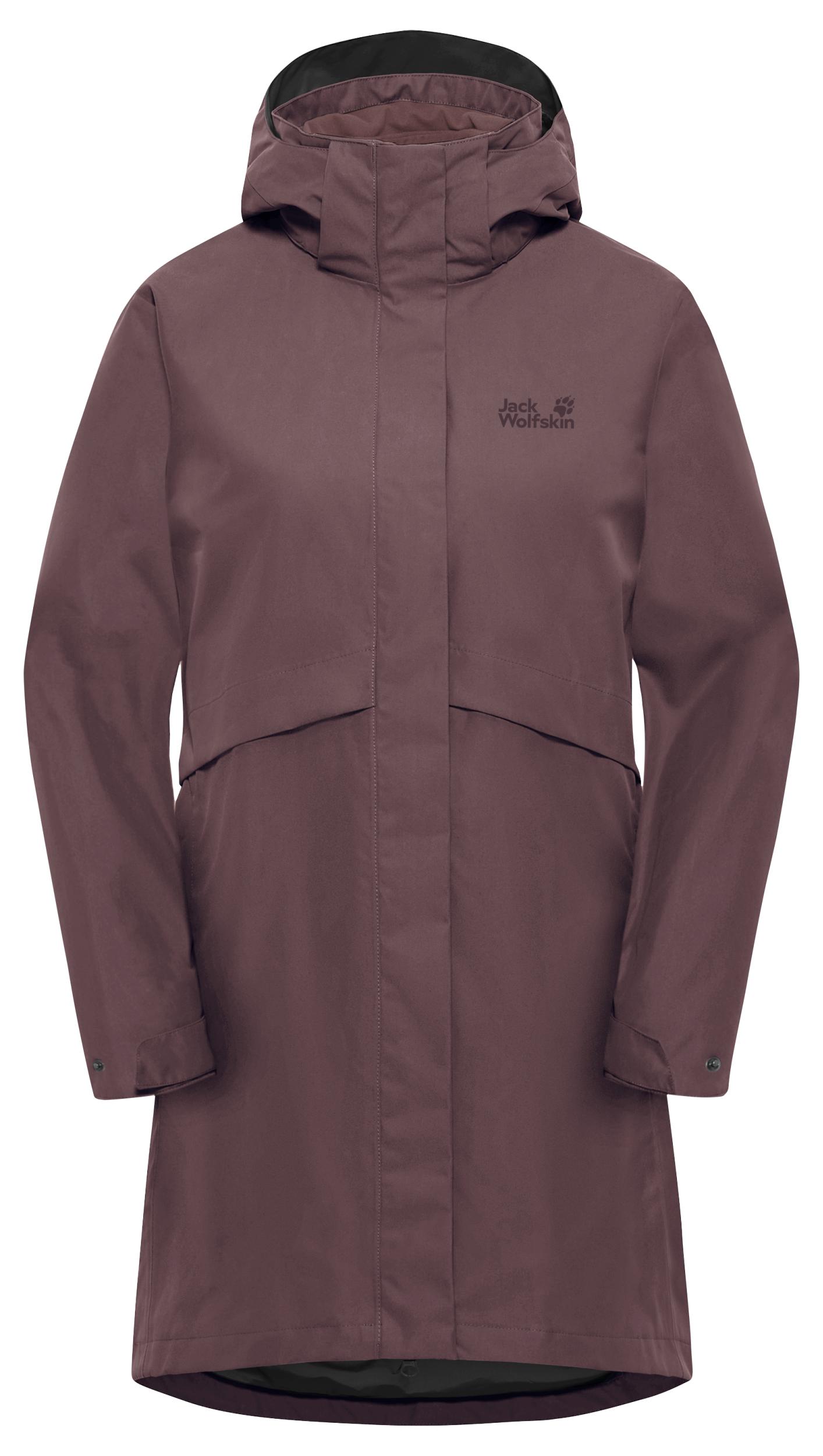 Jack Wolfskin Damen Winterjacke Baylight 3IN1 Coat W Violett XL