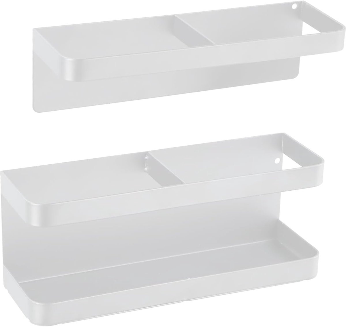 Magnetische parapluhouder voor wandmontage zonder boren, verstelbare hoogte, wit