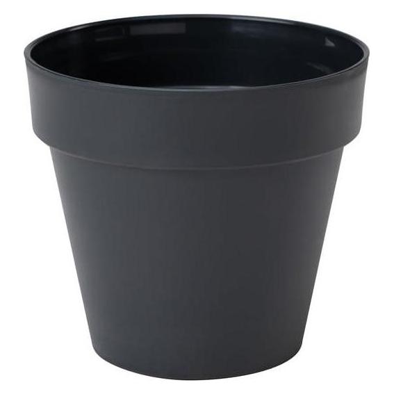 Form Plastic Flowerpot Form Plastic Ibiza Soft Mat 4110, Ø 14 cm, black (14 x 12.50 cm) (60481158)