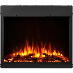 Elektrokamin Einbaukamin BALDERIA Costas – Heizung bis 1500 W, schwarz