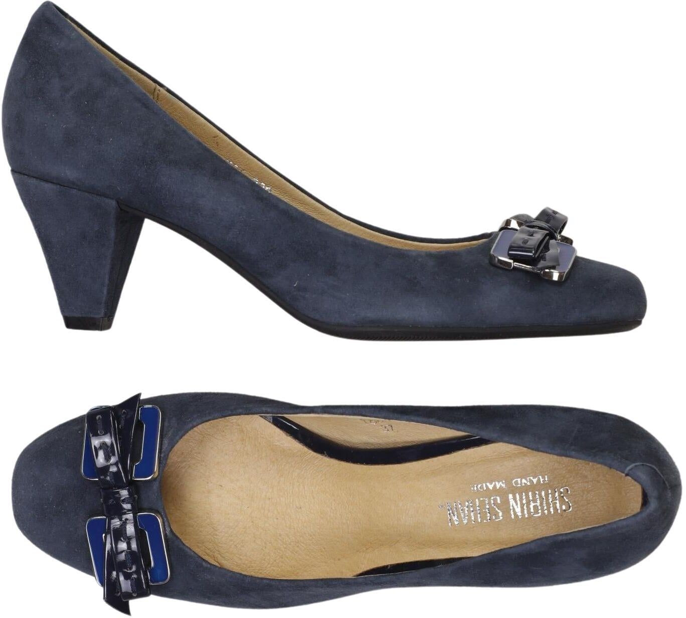 Shirin Sehan Damen Pumps, Marineblau, Gr. EU 37, kein / Etikett - Second Hand