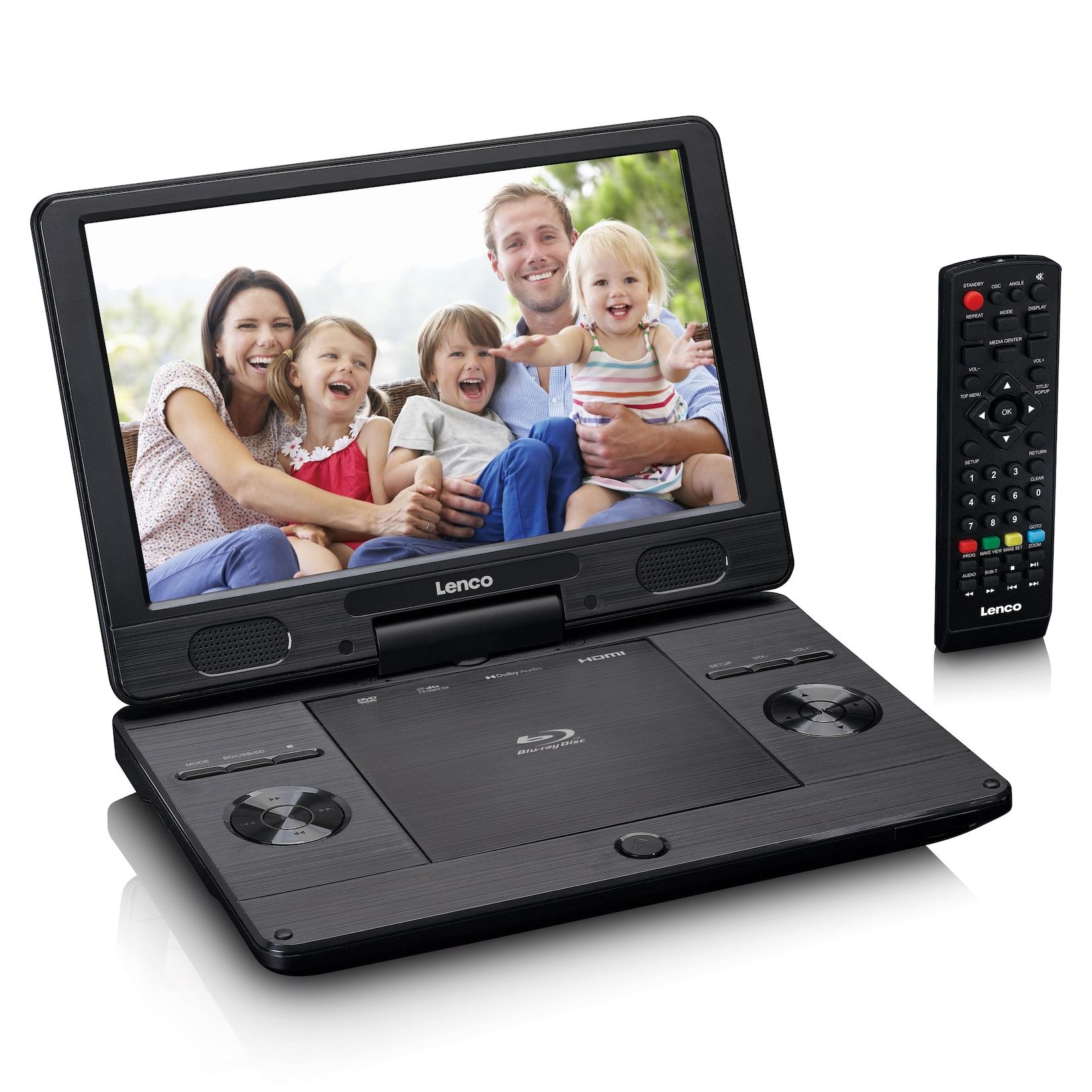 Lenco tragbarer 11,5" Bluray-DVD-Player Schwarz