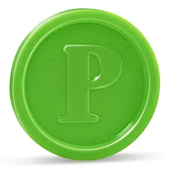 Pfandmarke (PS) grün Ø23mm