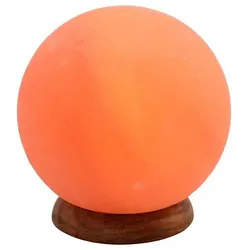Beleuchteter Salzkristall PLANET ca. 3,0 kg