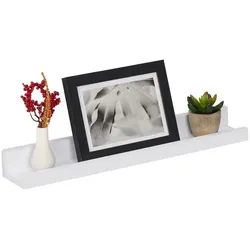 Relaxdays Bilderleiste für die Wand Weiß