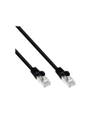 InLine 40er Bulk-Pack Patchkabel SF/UTP Cat.5e schwarz 2m Kabel Netzwerk Video/Analog CAT 5e SFTP UTP 2 m (B-72502S)