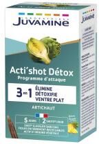 Juvamine Acti'shot Détox Artichaut 3en1 5 Jours 10 Shots - Boîte