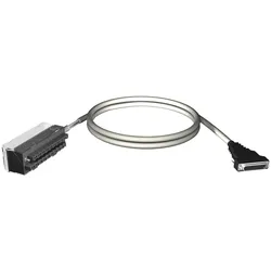 Schneider Electric BMXFCA150 Kabelsatz, 20-Wege-Anschlussklemme, SUB-D25-Anschluss, für M340 E/A, 1,5m