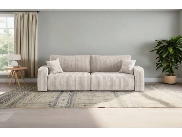 Kaiser Möbel Schlafsofa MILANO und Bettkasten Stoff Poso und Quelle, Bequem, praktisch, breite Farbpalette, Schlaffunktion, Bettkapazität