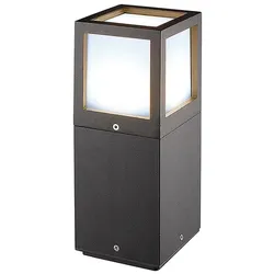 ROSSINI ILLUMINAZIONE Oliver Bollard Anthrazit LED-Stehleuchte 15W IP65 3000K 26cm - Rossini Group, Designer-Gartenbeleuchtung aus Aluminiumdruckguss