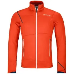 ORTOVOX Herren Unterjacke FLEECE LIGHT JACKET M, Größe XXL in Orange 21401