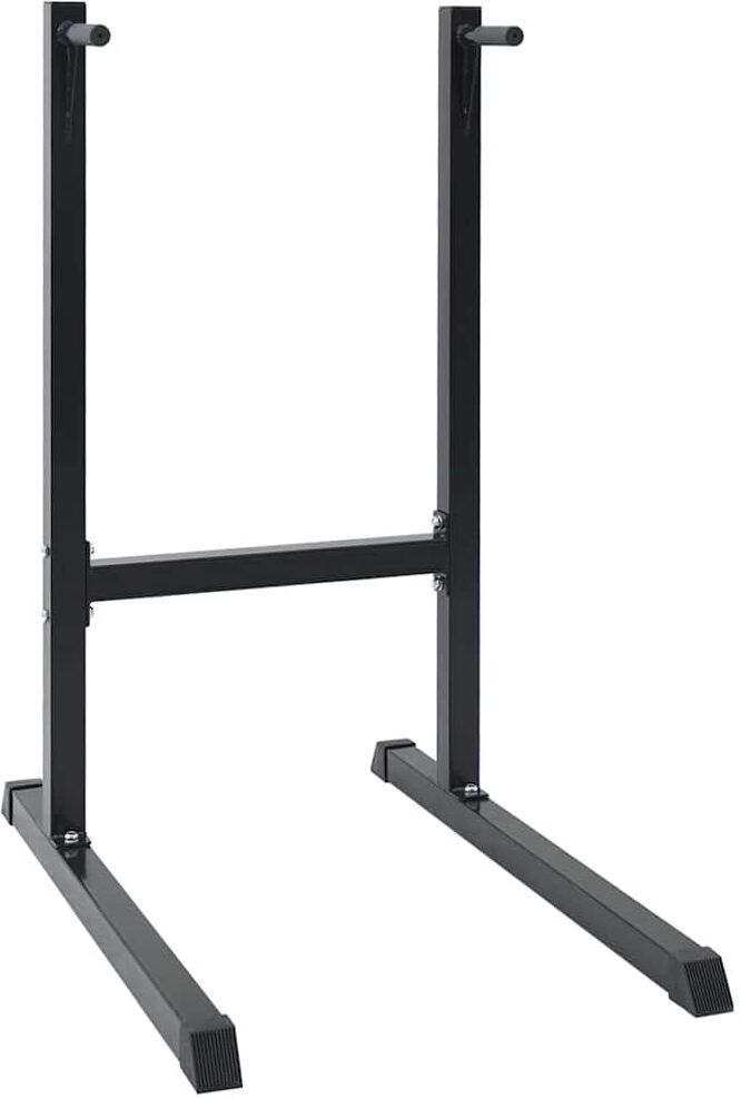 vidaXL Station de dips Noir 103,5 x 66,5 x 121,5 cm
