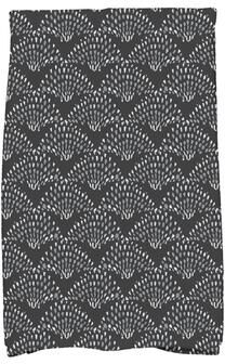 E by Design Fan Dance 18 x 30 Inch Geometric Print Kitchen Towel