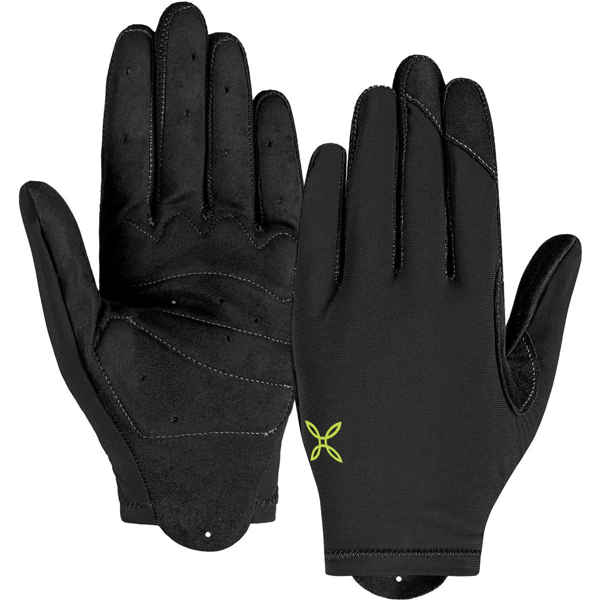 Montura Rando Cycling Fullfinger Glove black/verde lime (9047) M MGFJ90X-JS427-9047-M